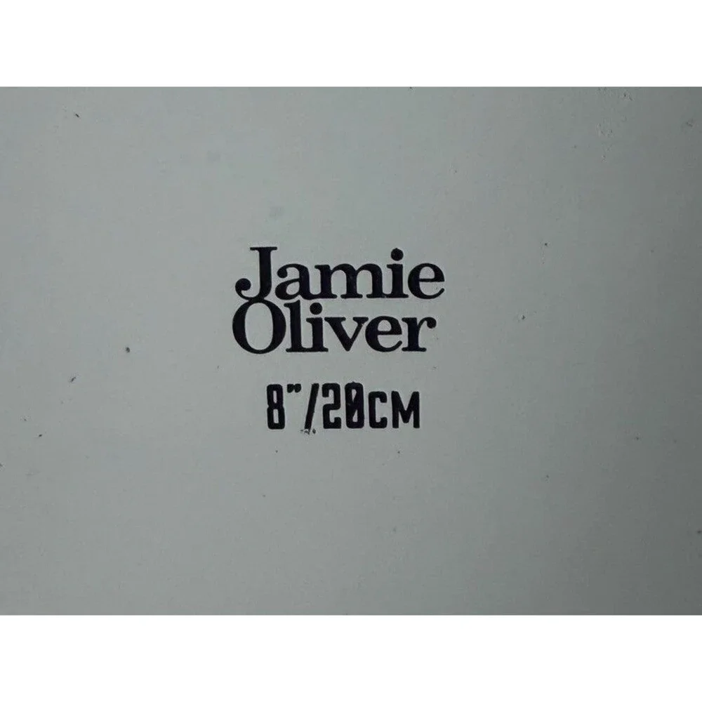 Jamie Oliver 8 Inch Square Cake Pan Non Stick Removable Bottom Aqua Blue